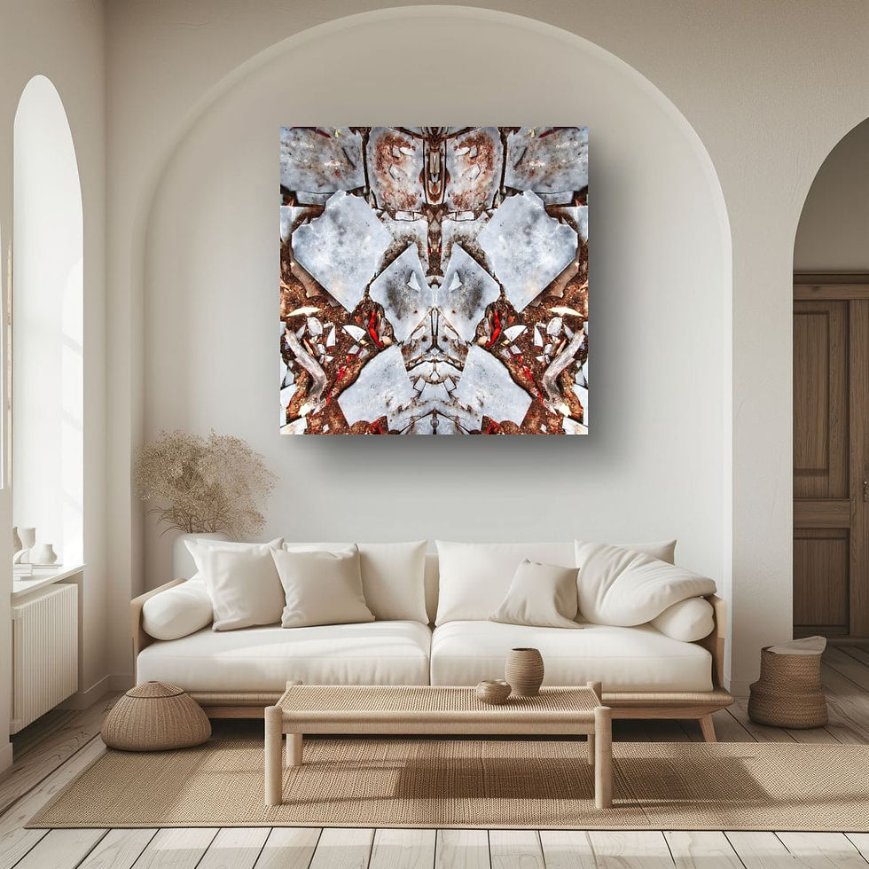 Thumbnail: Artistic Treatment of Mary Kathleen, Mt Isa, Queensland.