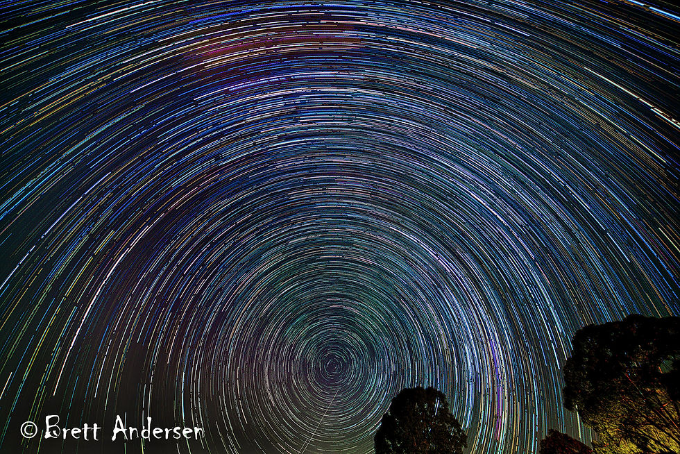 Star Trails - South East Queensland, Australia.