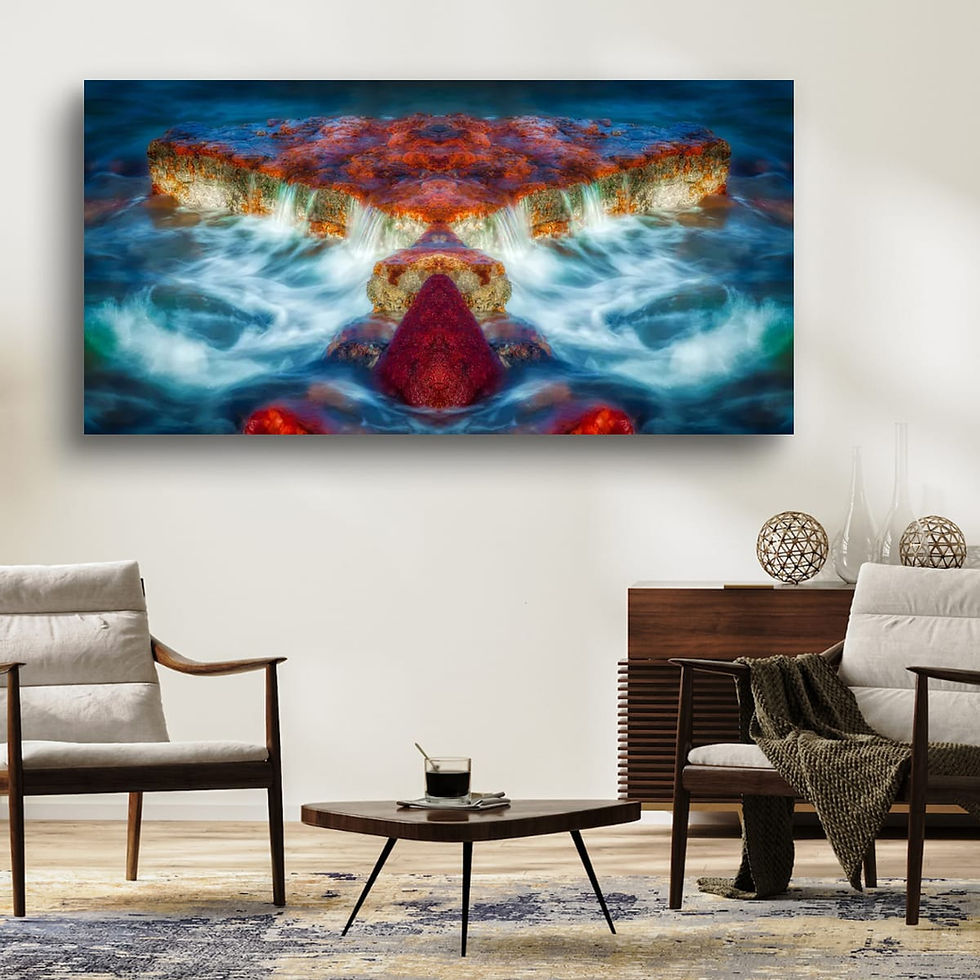 Thumbnail: Artistic Treatment of the Vibrant Coastline at Nightcliff, NT.