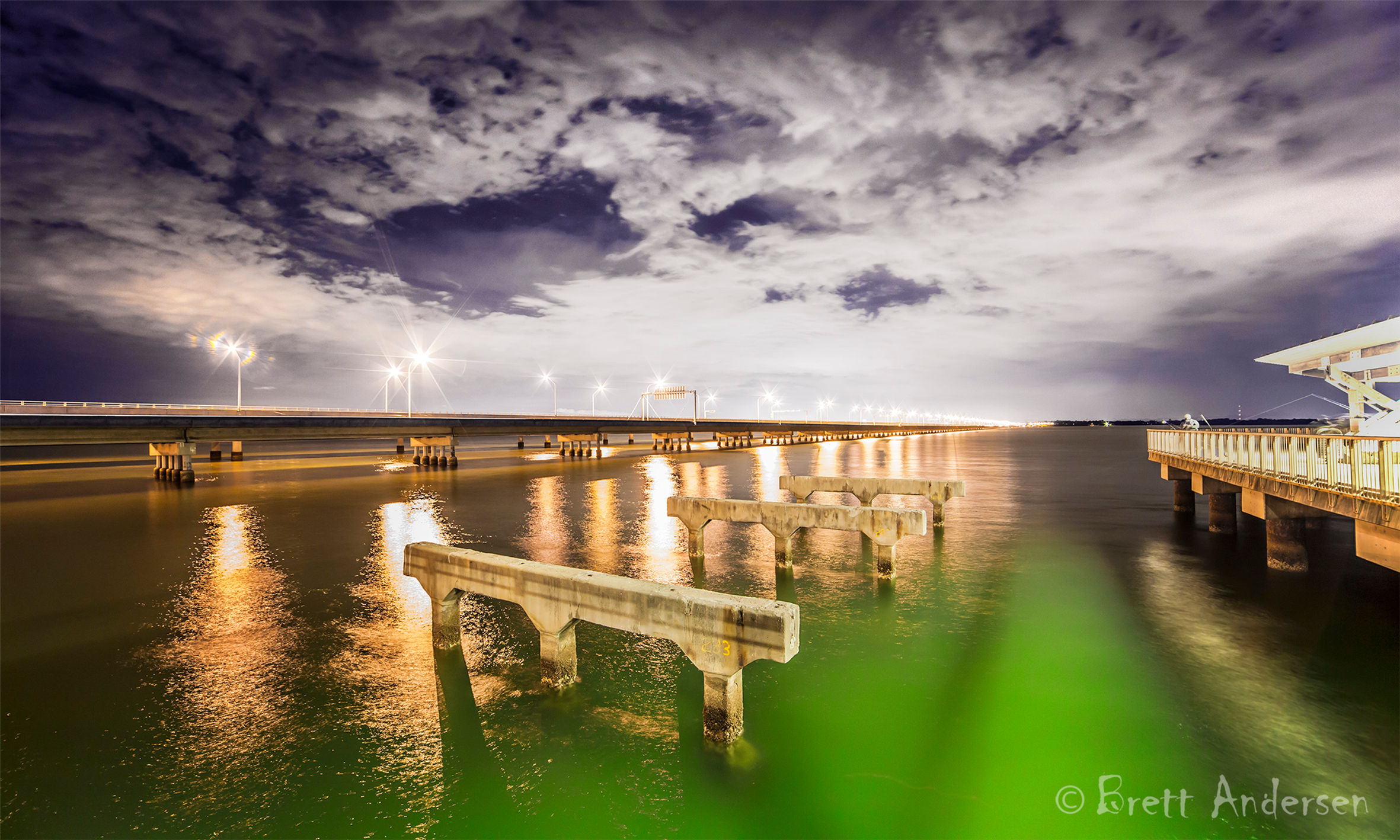 Hornibrook Bridge, Clontarf, Queensland, Australia.