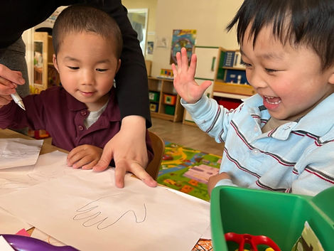 children learning
