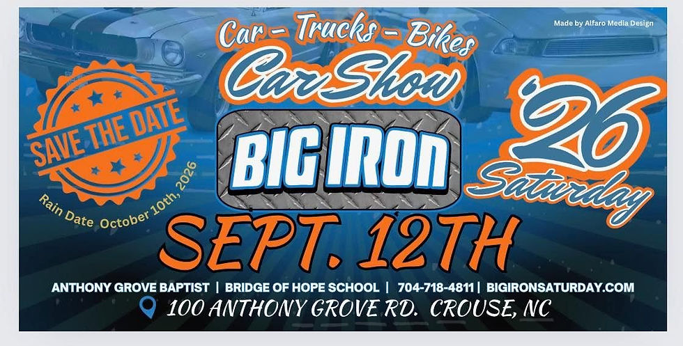 Big Iron Saturday Car Show