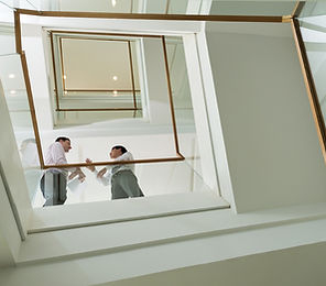 Geschäftsleute auf Treppe