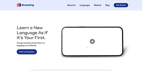 Dreaming Spanish website screenshot
