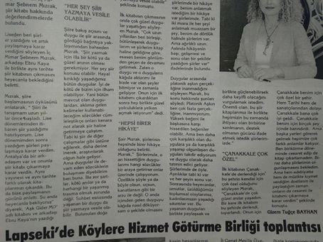 Şiir Tutkusuyla İlk Kitabını Çıkarıyor.