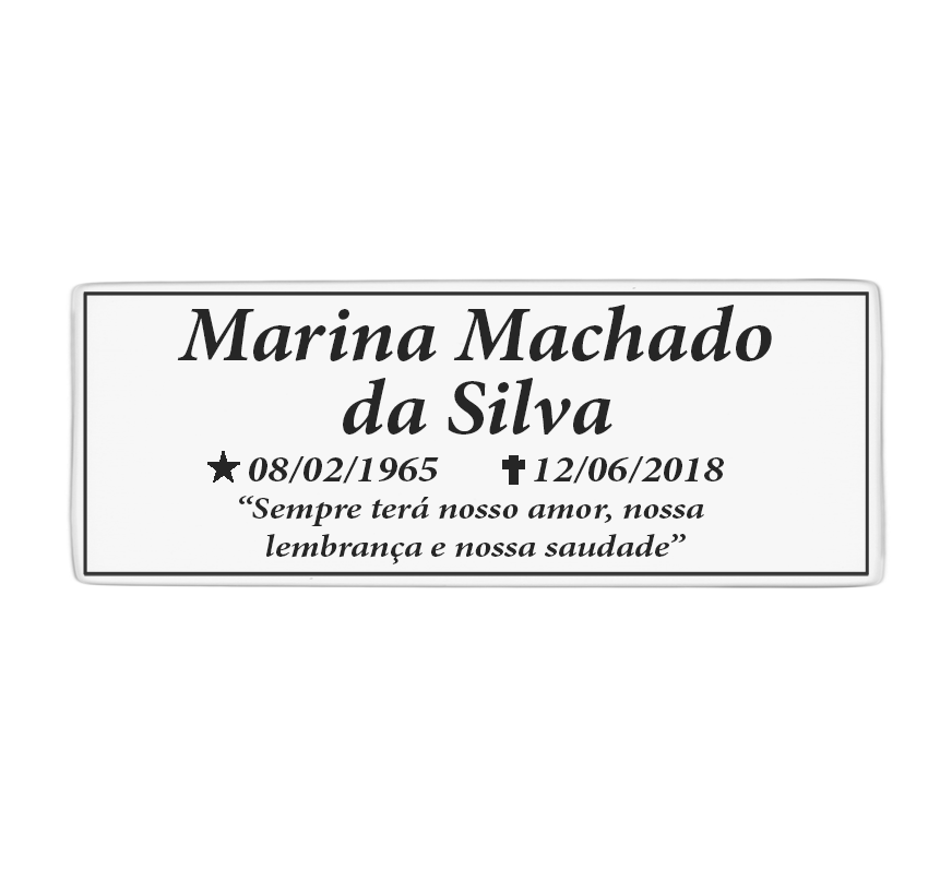 Miniatura: Porcelana Retangular 4,5x12 