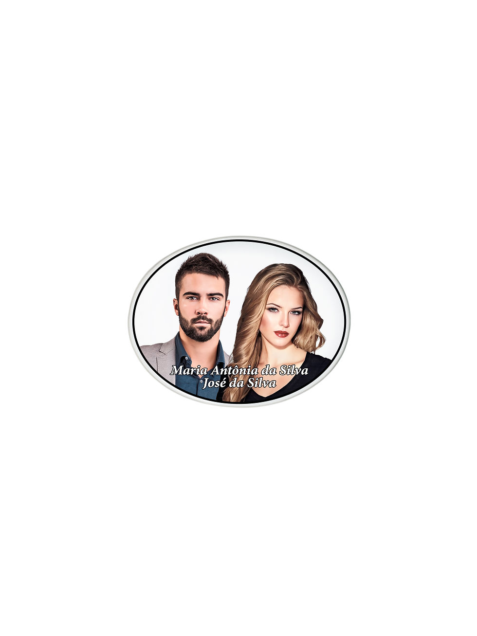 Miniatura: Porcelana Oval 7x9