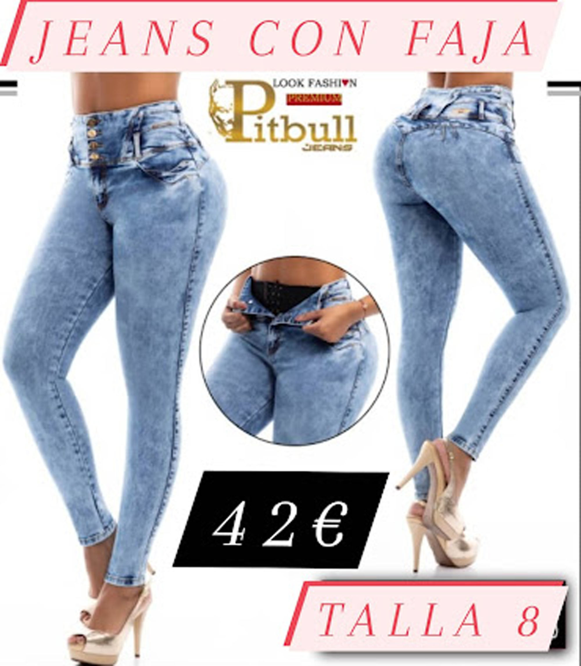JEANS LEVANTACOLA ref.  PT949