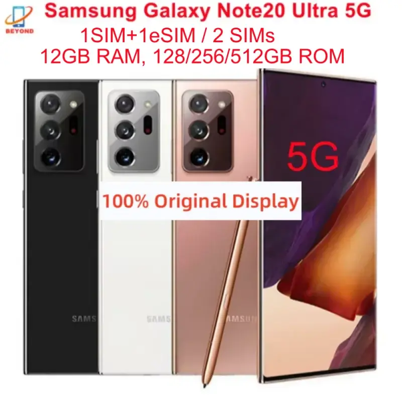 Samsung Galaxy Note 20 Note20 Ultra 5G N986U1 N986B N986N N9860 6.9"
