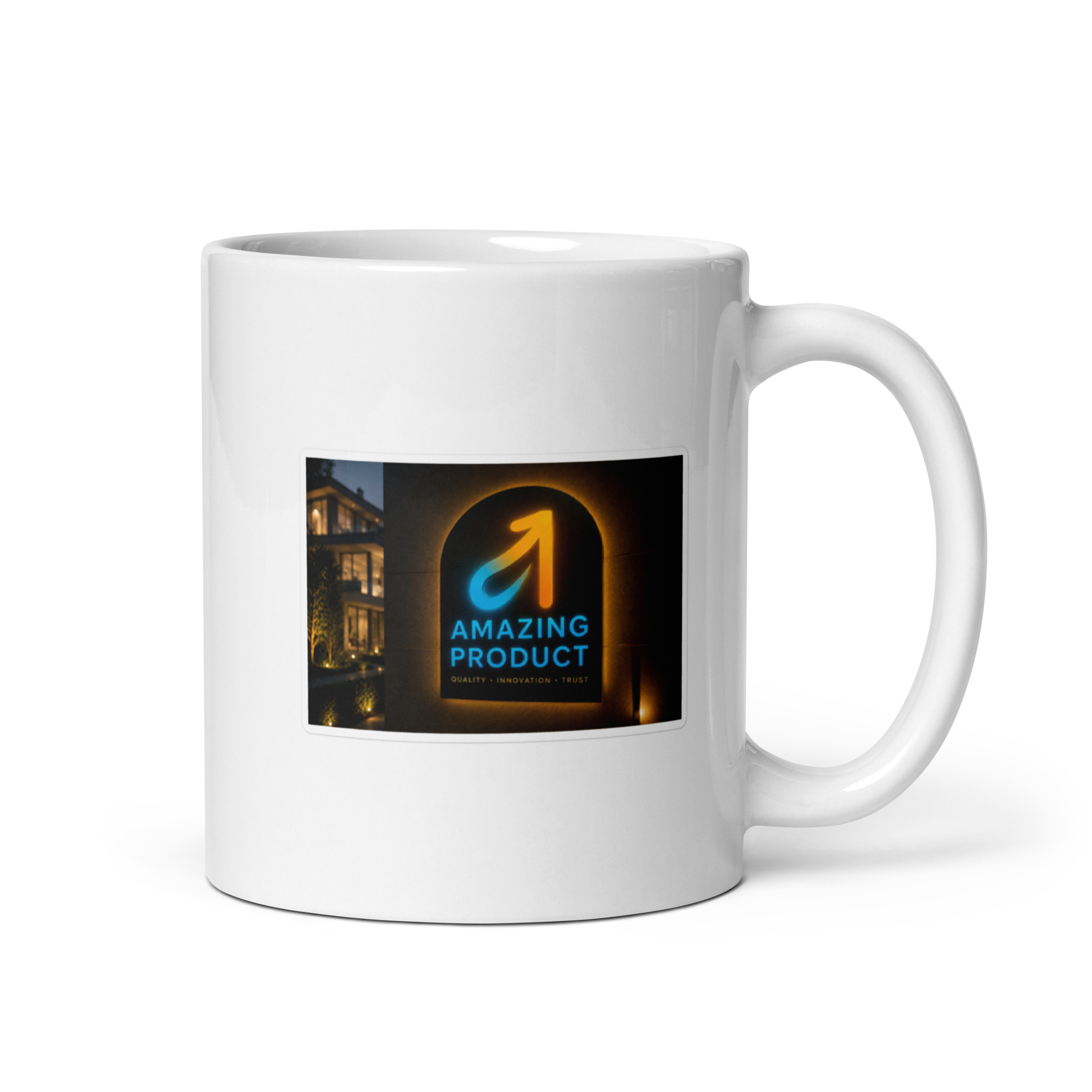 White Glossy Mug