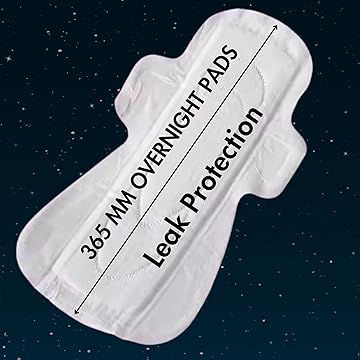 Thumbnail: Genie Organic Cotton Sanitary Pads | 3XL | 365 MM | Ultra-Soft & Eco-Friendly