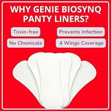 Thumbnail: Genie BioSynQ Pantyliners | XL+ (185 mm) | Daily Freshness & Rash-Free Comfort