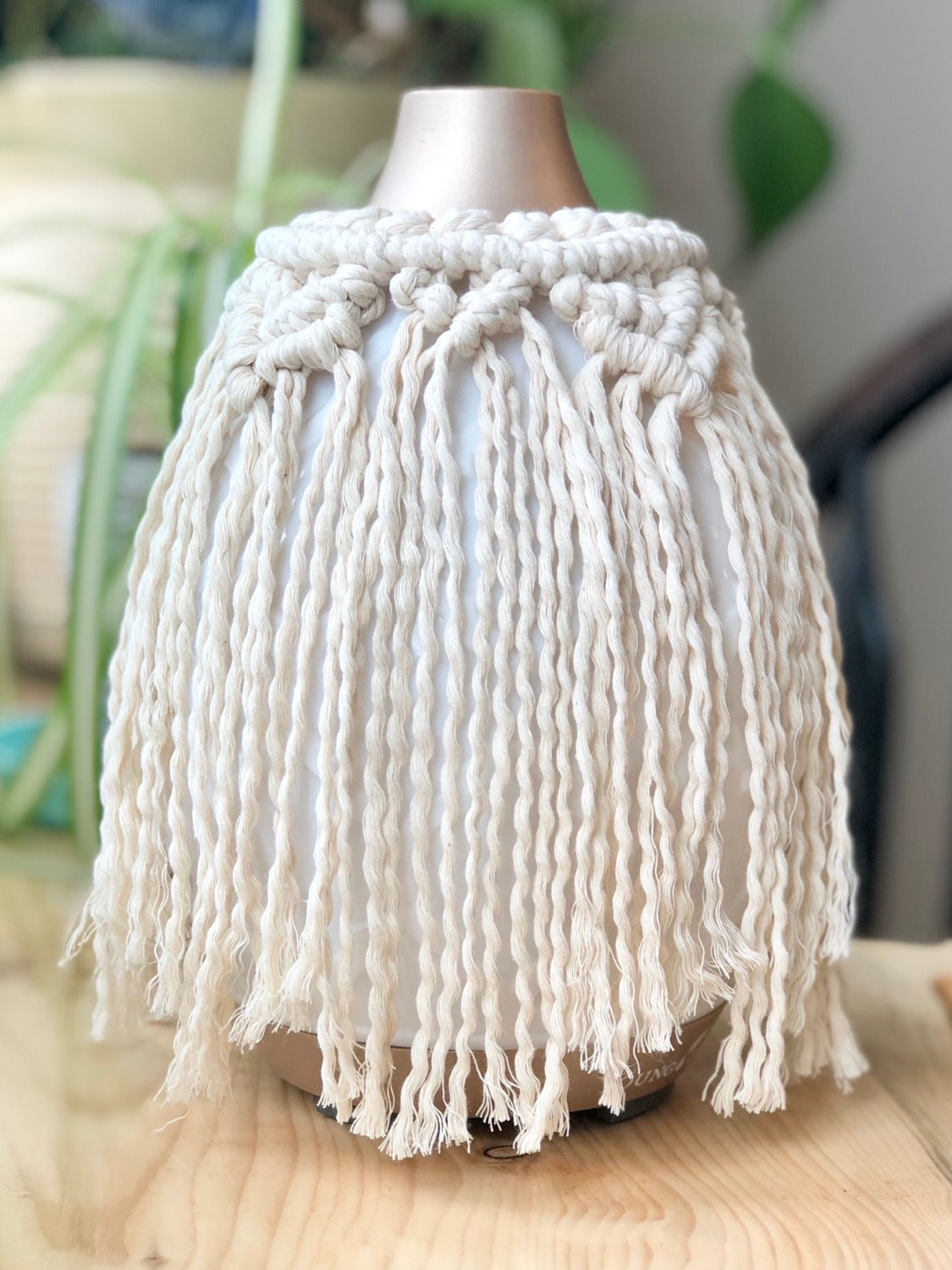 Macramé Diffuser Cover