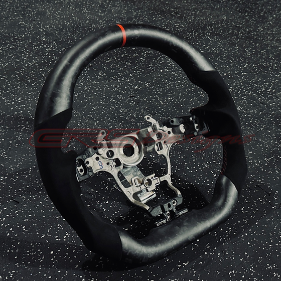 Custom GR Corolla Alcantara Steering Wheels MMS