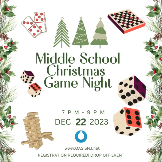 Middle School Christmas Game Night