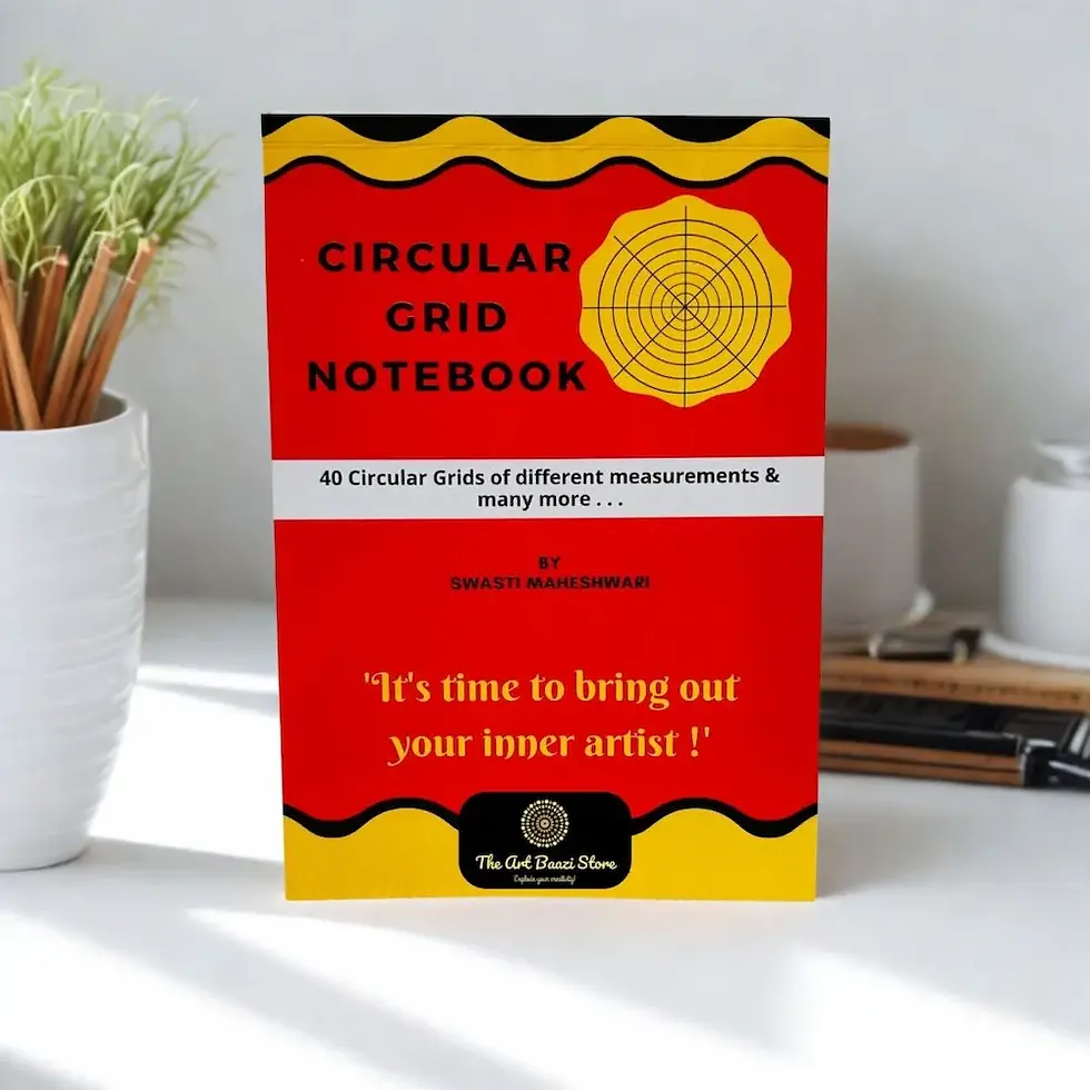 Cover page of Circular Grid Notebook