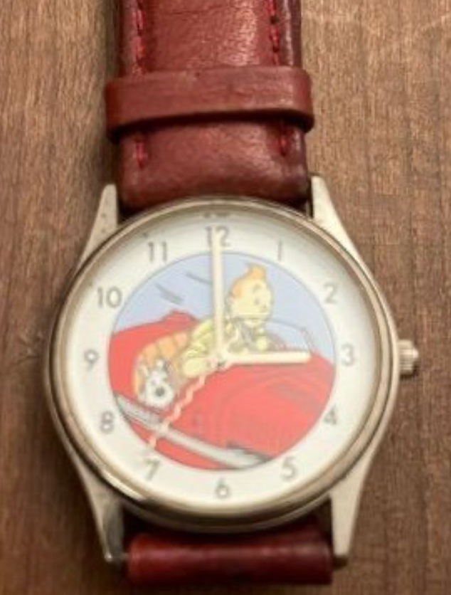 reloj tintin lotus azul