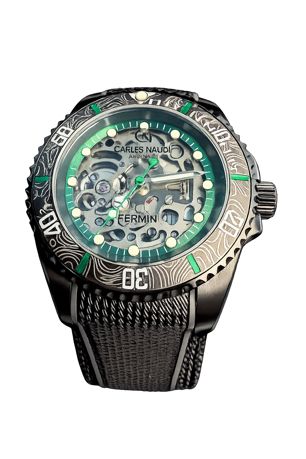 reloj skeleton personalizado