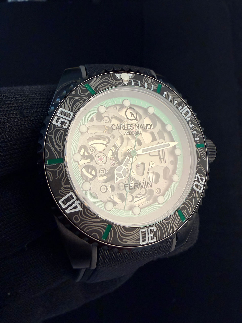 Miniatura: reloj skeleton personalizado
