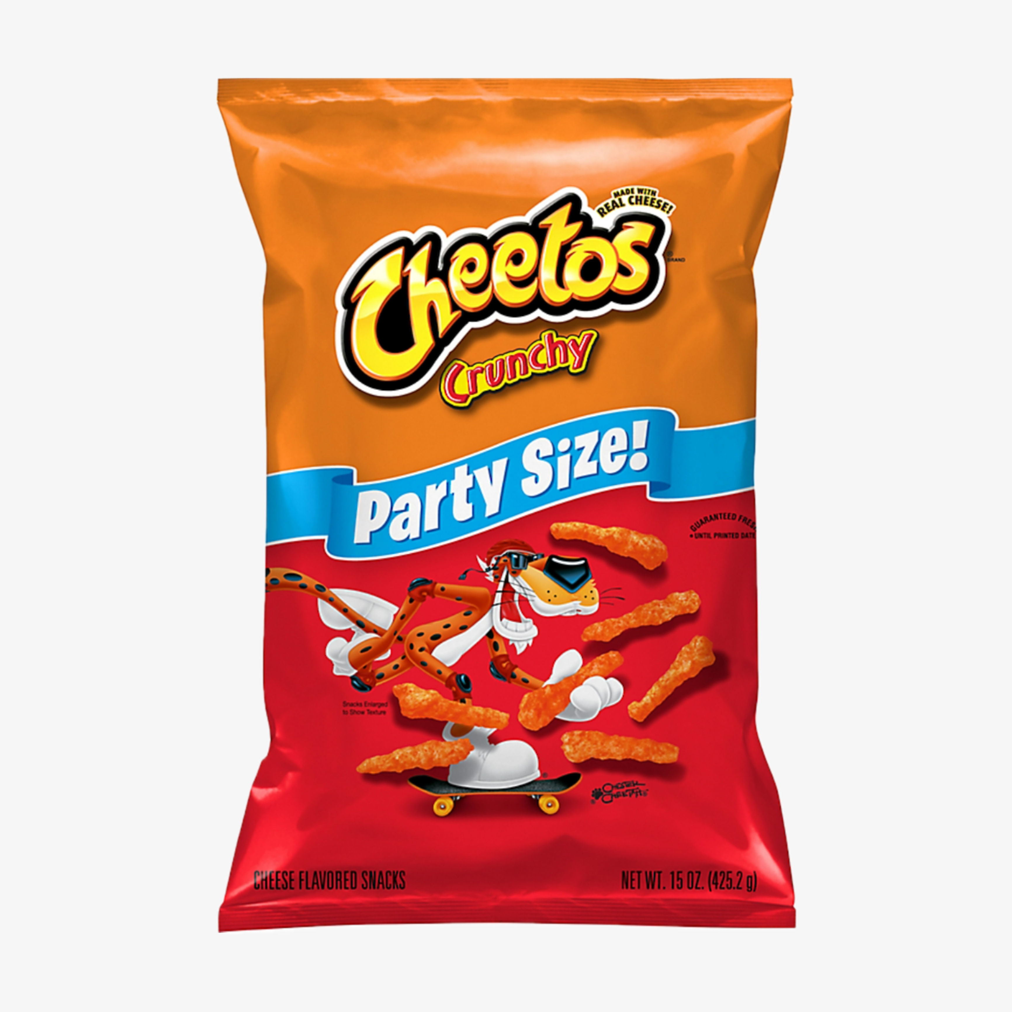 CHEETOS Snacks Cheese Flavored Crunchy Party Size - 15 Oz