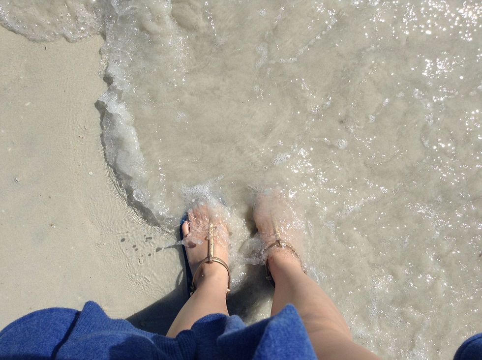 Day 2 - Dear Mom & Dad, I'm still alive and kicking here in the beach. Love you!