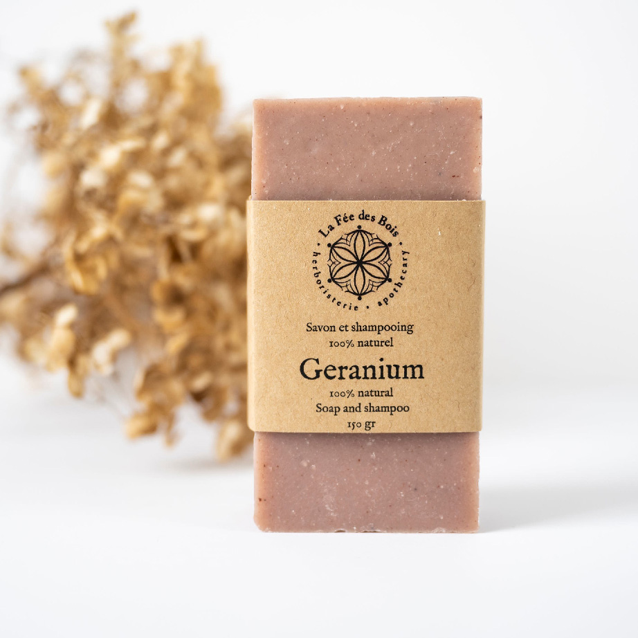 Savon et Shampoing Géranium