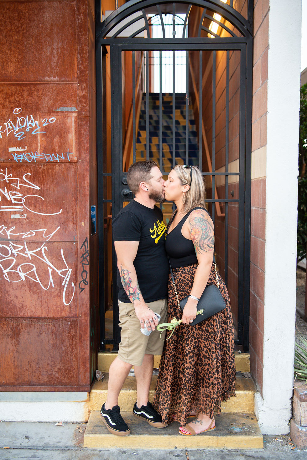 las vegas elopement photographer, las vegas wedding photographer, downtown elopement, las vegas photographer, las vegas couples session, las vegas downtown, las vegas, downtown las vegas, vegas, vegas couples shoot, vegas photographer, dtlv, tattooed couples photography, carrie pollard photography