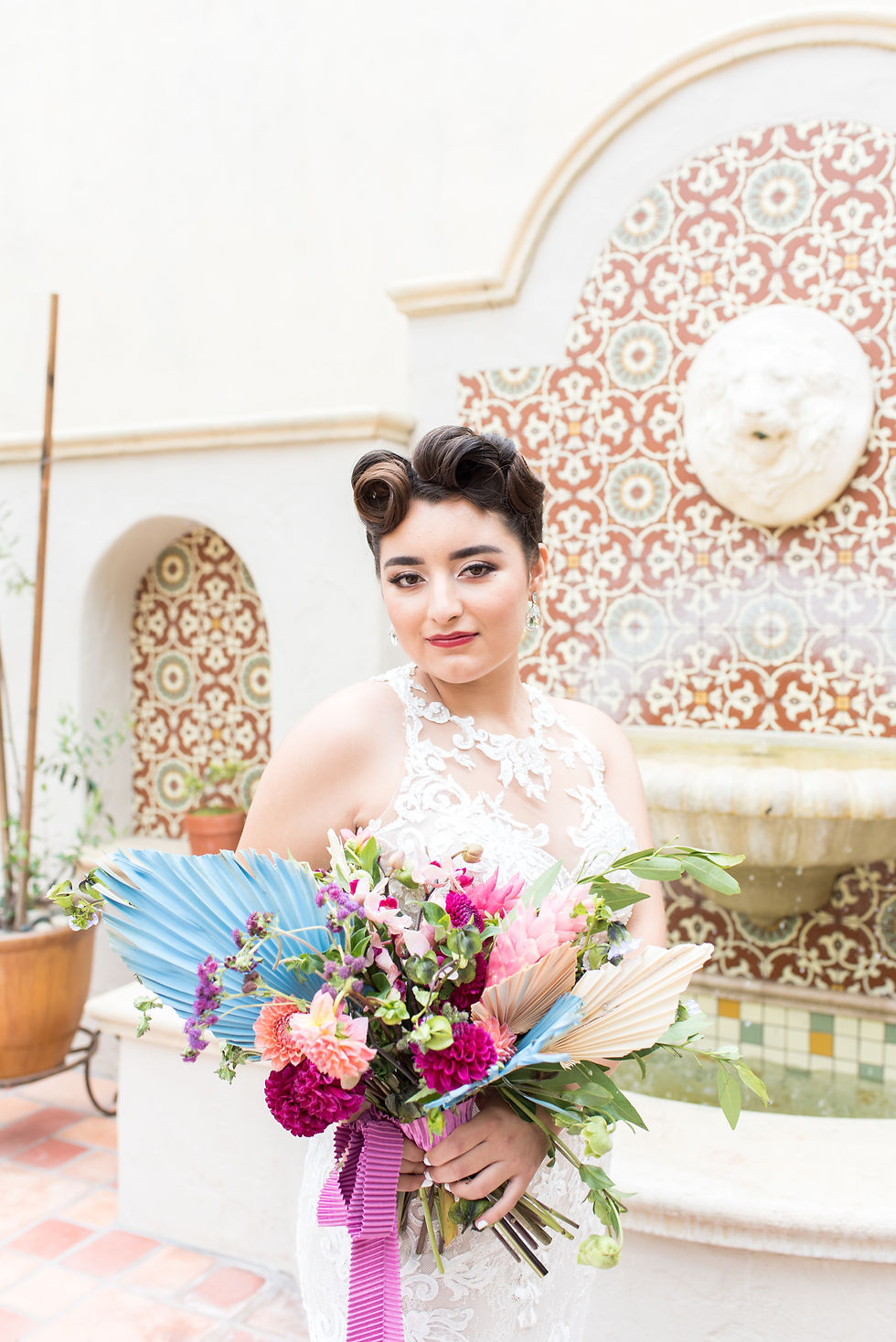 vintage bridal updo, victory rolls, pinup hair, monterey bridal portraits, monterey wedding photographer, las vegas wedding photographer, retro wedding, vintage wedding, retro, pin up, wedding photographer, beach wedding, carmel, carmel by the sea