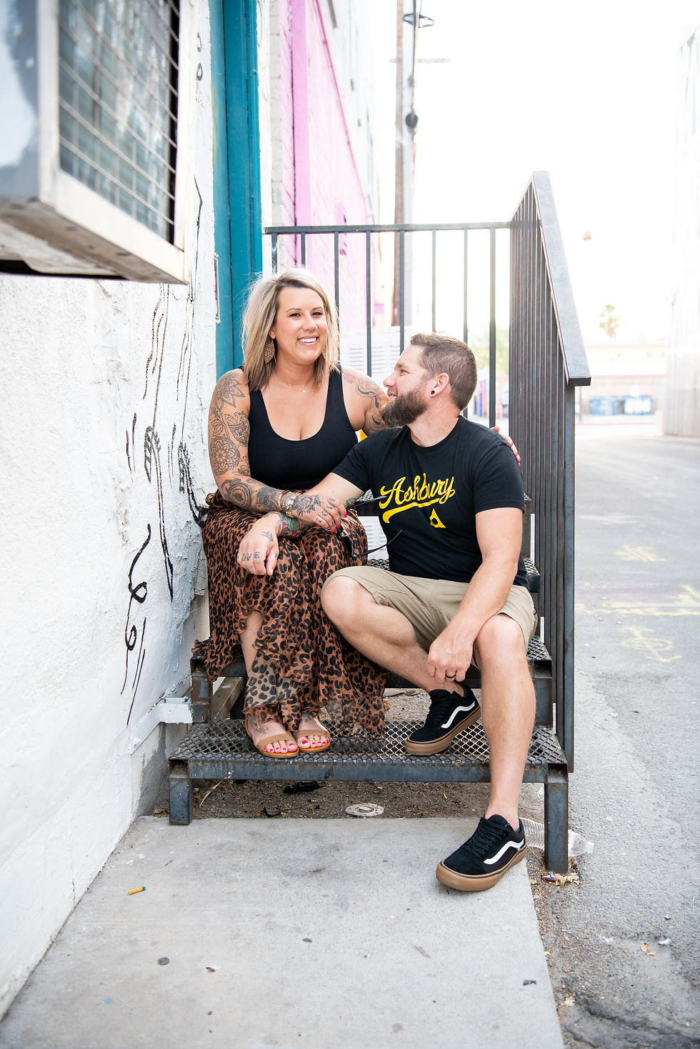 las vegas elopement photographer, las vegas wedding photographer, downtown elopement, las vegas photographer, las vegas couples session, las vegas downtown, las vegas, downtown las vegas, vegas, vegas couples shoot, vegas photographer, dtlv, tattooed couples photography, carrie pollard photography