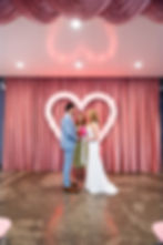 sure thing chapel, vegas elopement, vegas elopement photographer, chapel wedding, vegas wedding, downtown elopement, vegas weddings, vegas wedding photographer, kitsch, vintage chapel, wedding couple, bride and groom at altar, vegas wedding photographer, chapel elopement, vegas, Las Vegas
