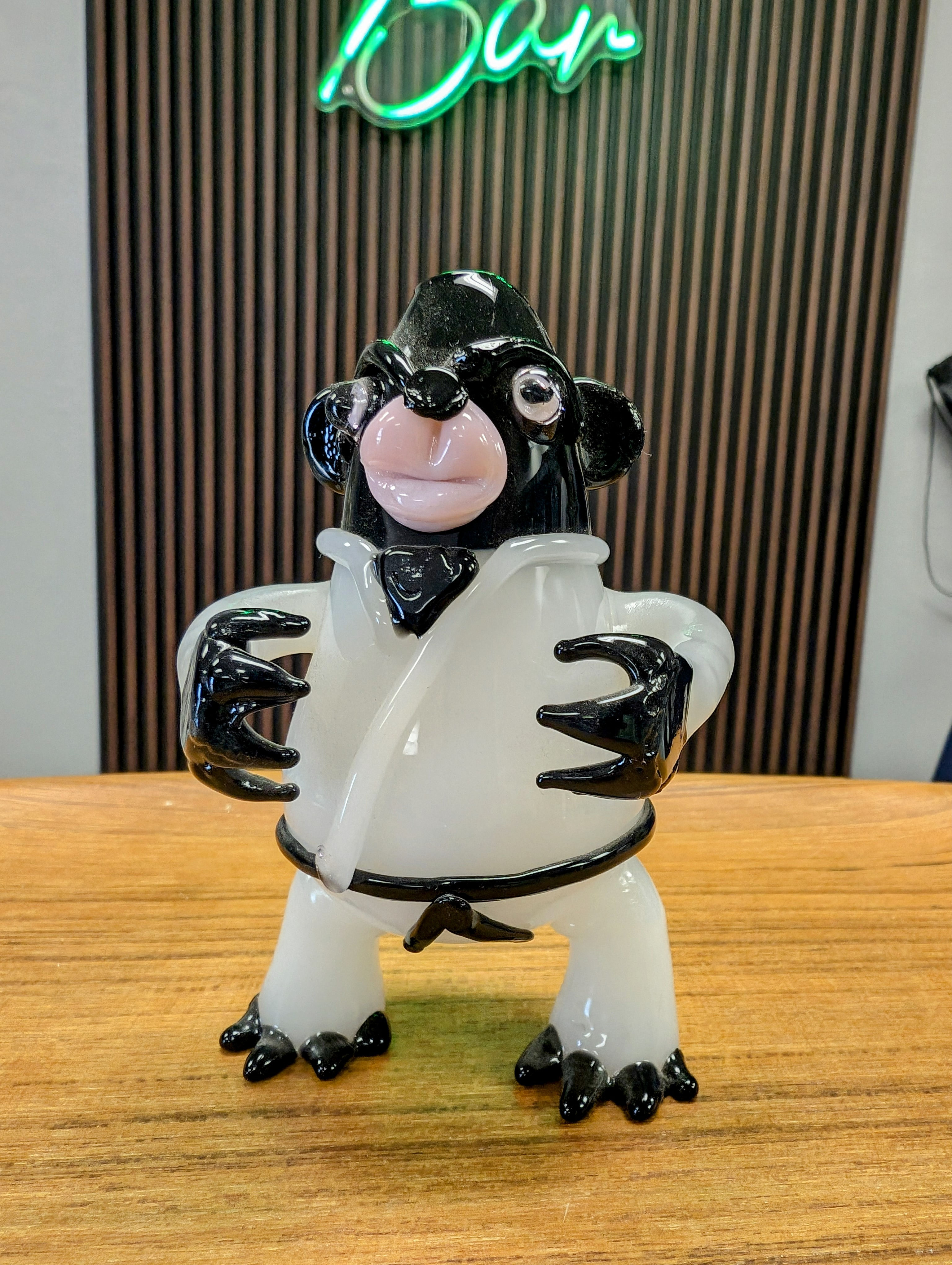 Glass Bear Hand Pipe