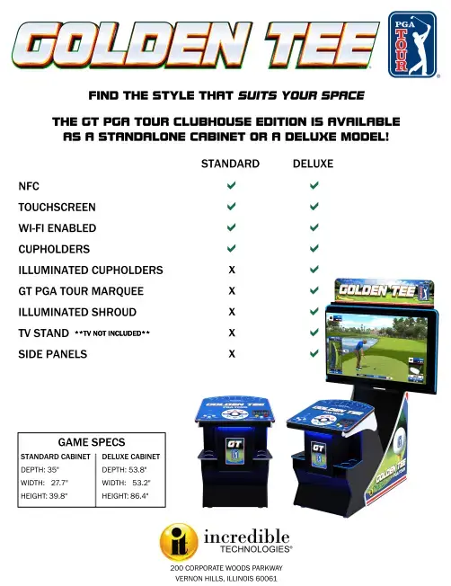 Thumbnail: Golden Tee PGA TOUR Home Edition – Deluxe