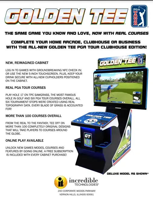 Thumbnail: Golden Tee PGA TOUR Home Edition – Deluxe