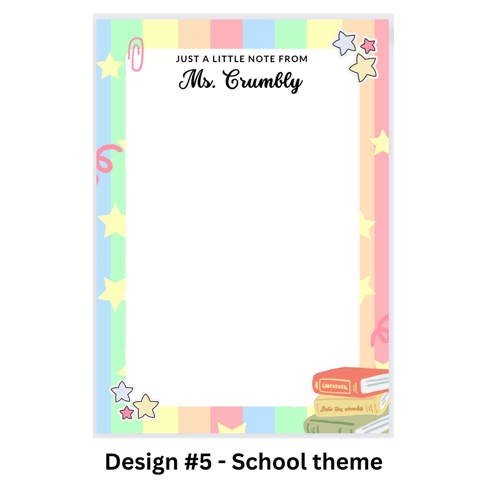 Thumbnail: Personalized Notepad for Teachers