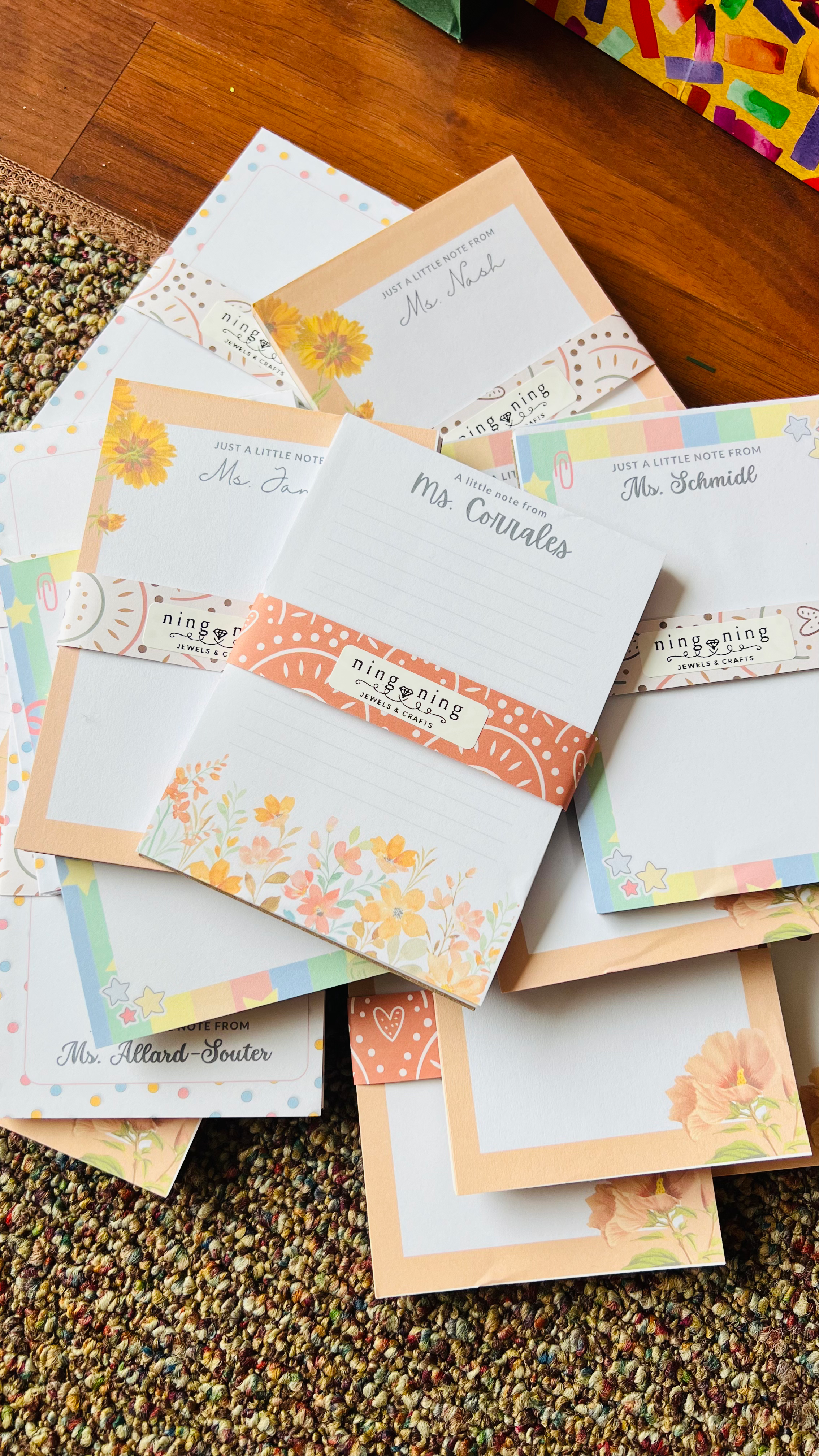 Personalized Notepad for Teachers