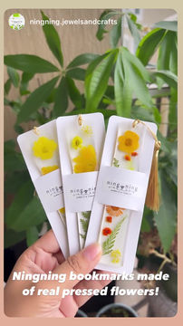 Thumbnail: Crystal Blossom Bookmarks