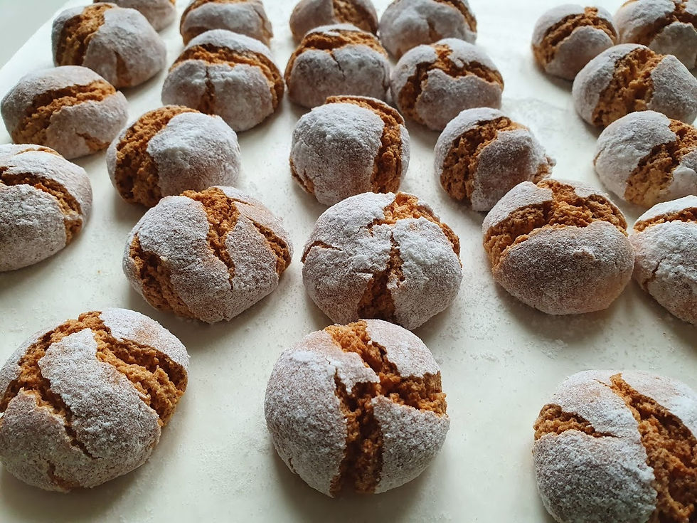 Macarons Boules de Neige !