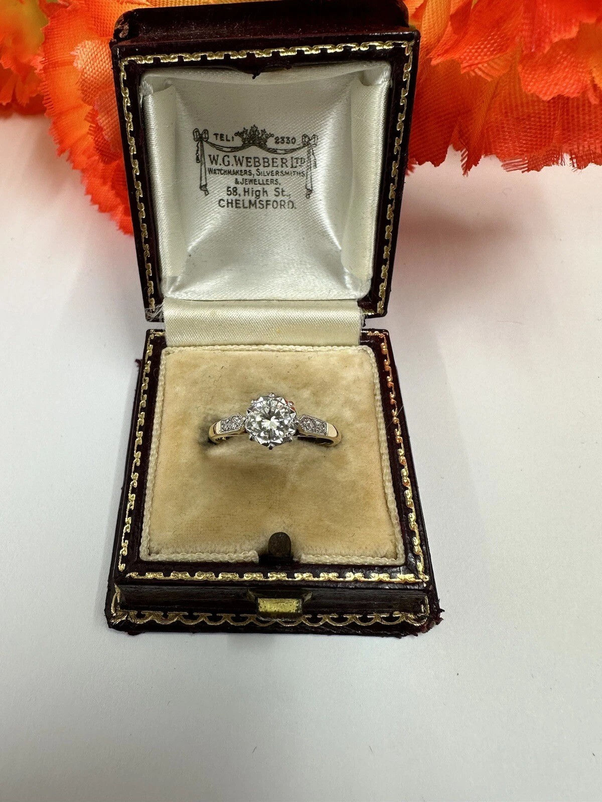 Lovely 0.60ct Single Stone Solitaire Ring Size L