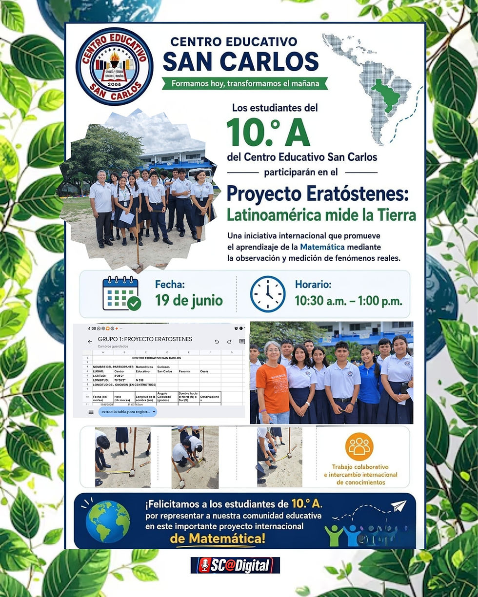 San Carlos mide la Tierra