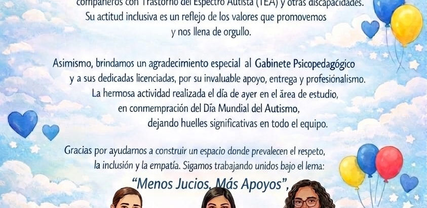 Nota de Agradecimiento