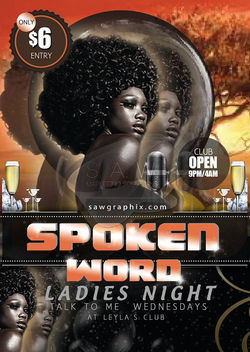 Spoken Word Flyer