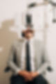 Optometrist in Calgary conducting an eye exam