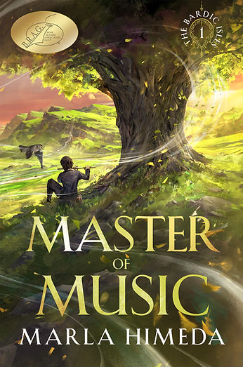 Book cover for Master of Music, book 1 of The Bardic Isles Series