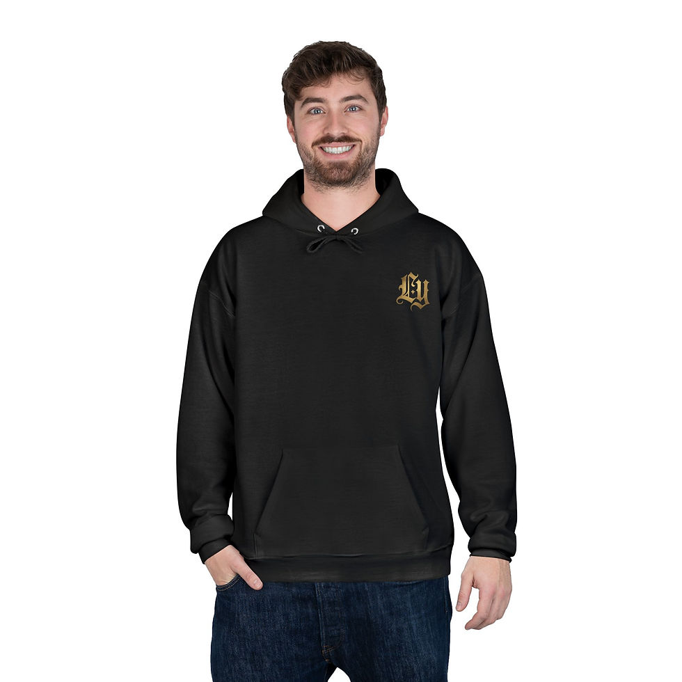 Thumbnail: La Yeni Royal Unisex EcoSmart® Pullover Hoodie Sweatshirt