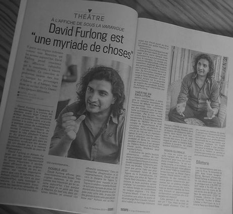 A press article published about David Furlong in National newspaper, Le Mauricien.