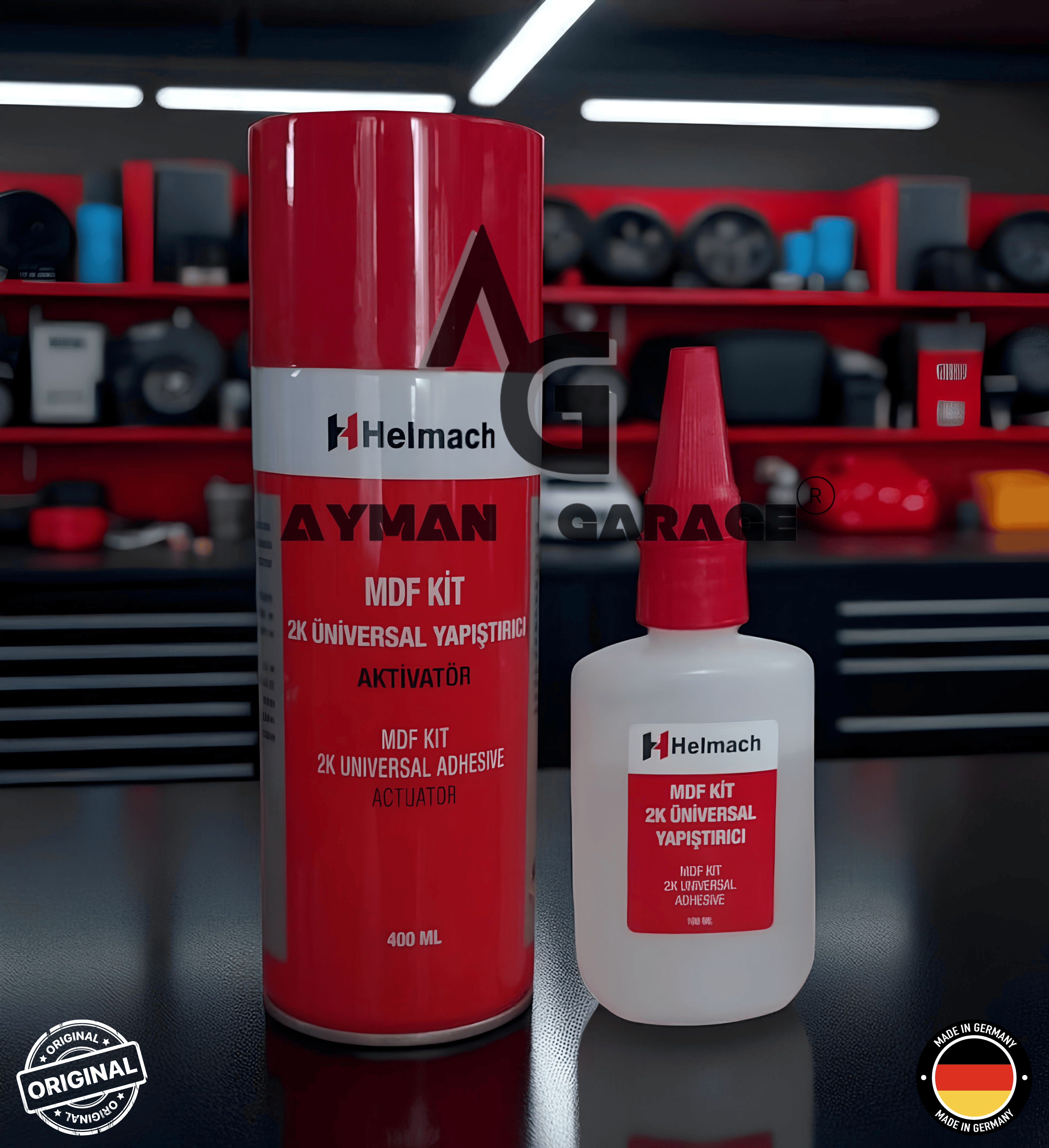 Helmach Hızlı Yapıştırıcı Set & MDF Kit 100 / 400 ML