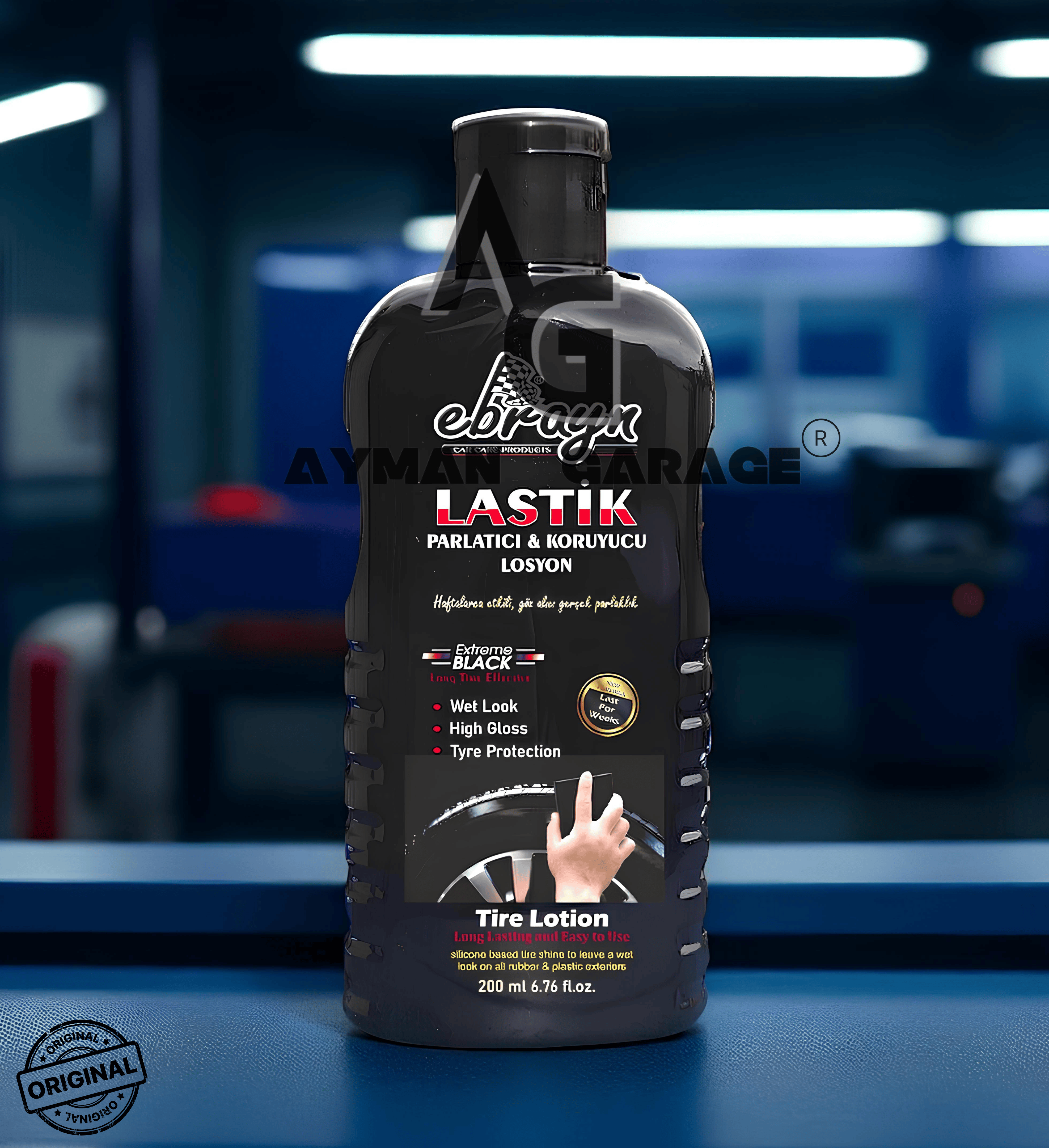 Ebrayn Lastik Parlatıcı & Koruyucu Losyon 200 ML