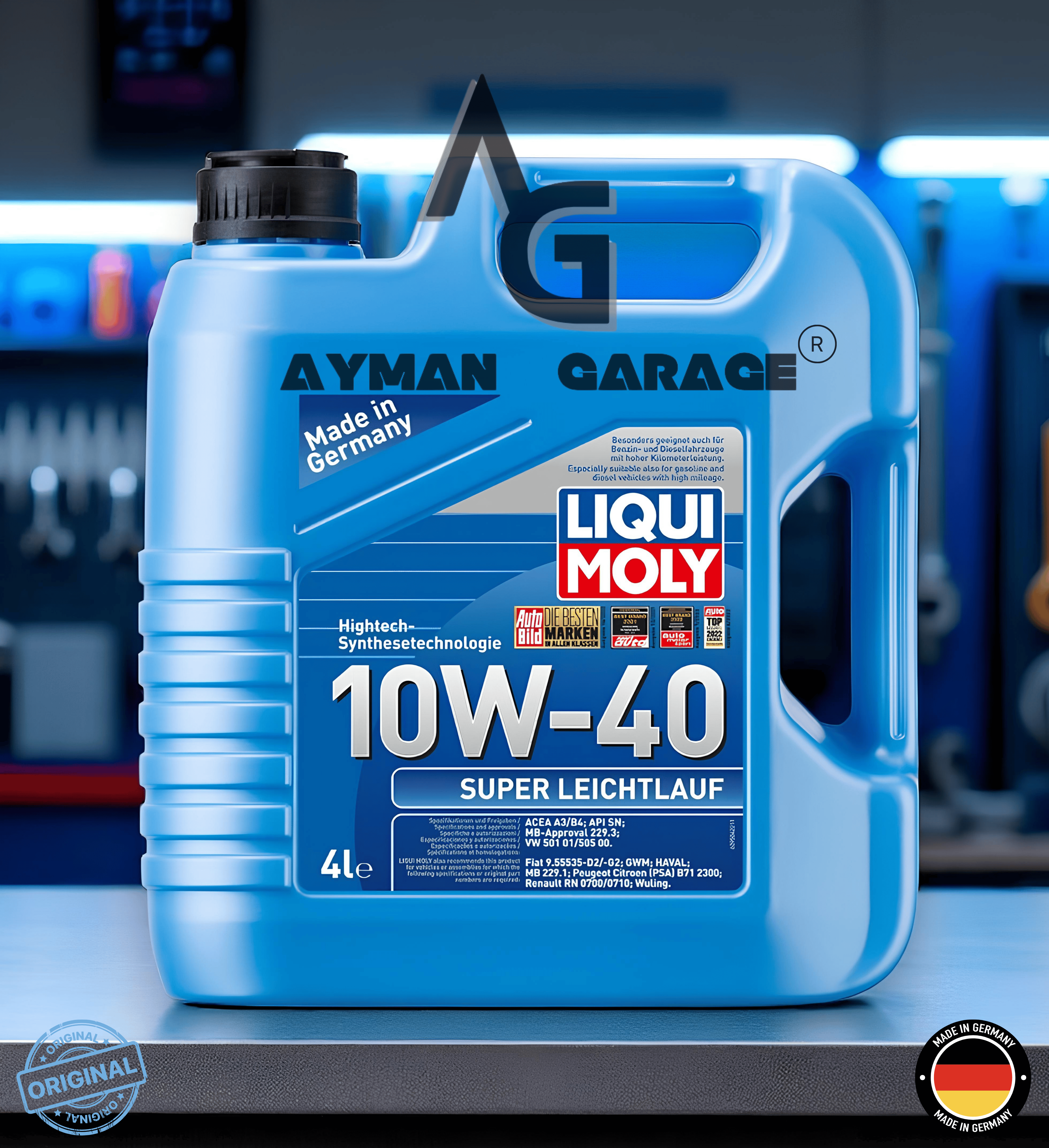LIQUI MOLY Super Leichtlauf 10w/40 Motor Yağı 4 Litre