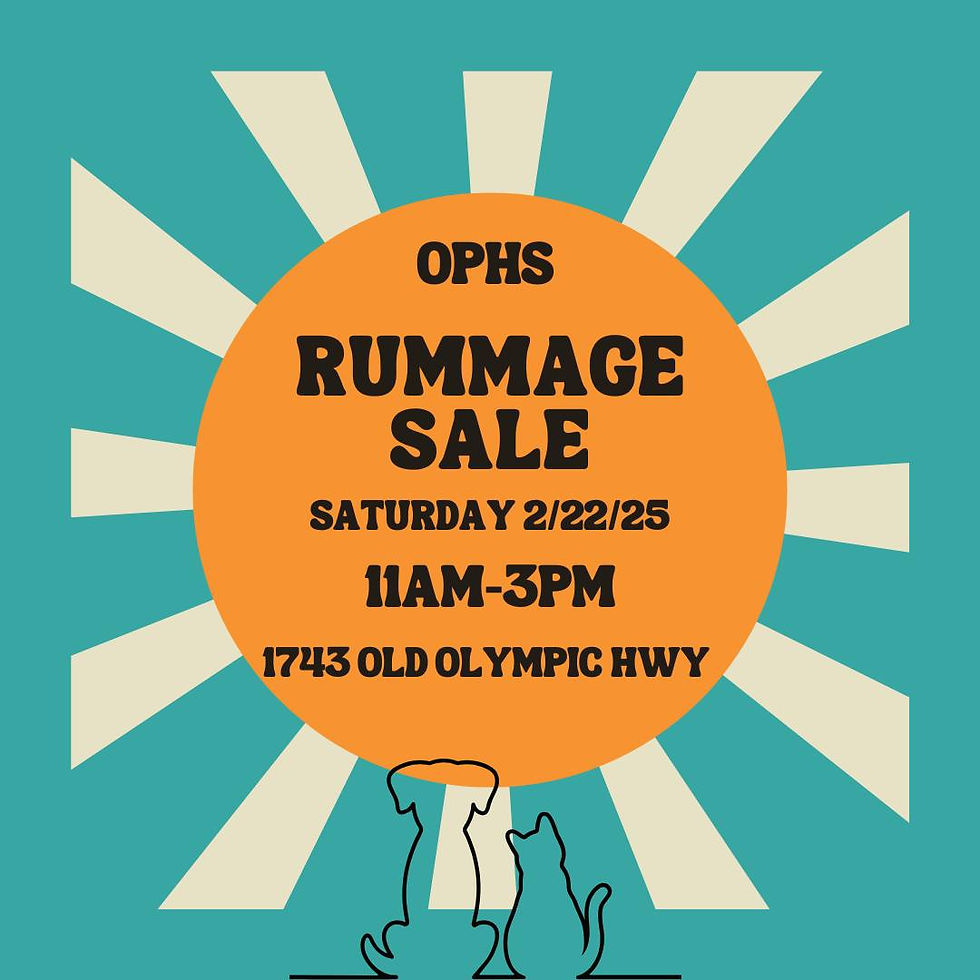 OPHS Rummage Sale