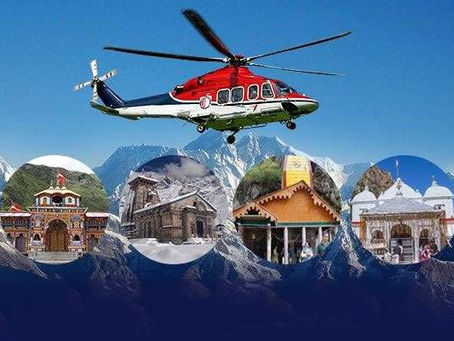 Char Dham Helicopter Booking 2026 from Dehradun: 4 Dham Route Map & Daily Schedule
